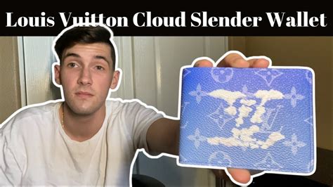 cloud louis vuitton wallet|Louis Vuitton Cloud Collection Slender Wallet Unboxing.